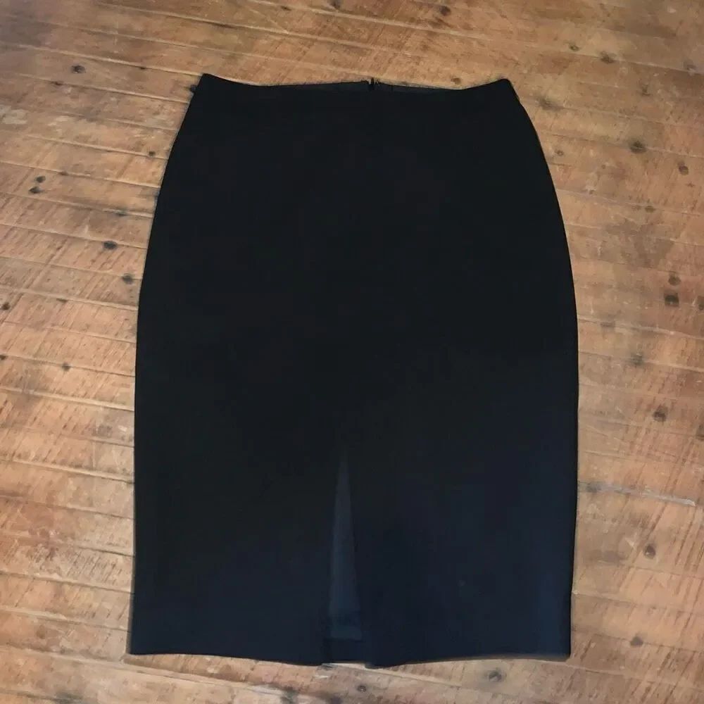 White House Black Market business casual front slit pencil skirt